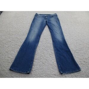 Armani Jeans Womens 31 Blue Denim Indigo 006 Flared Cowgirl Ranch Western‎